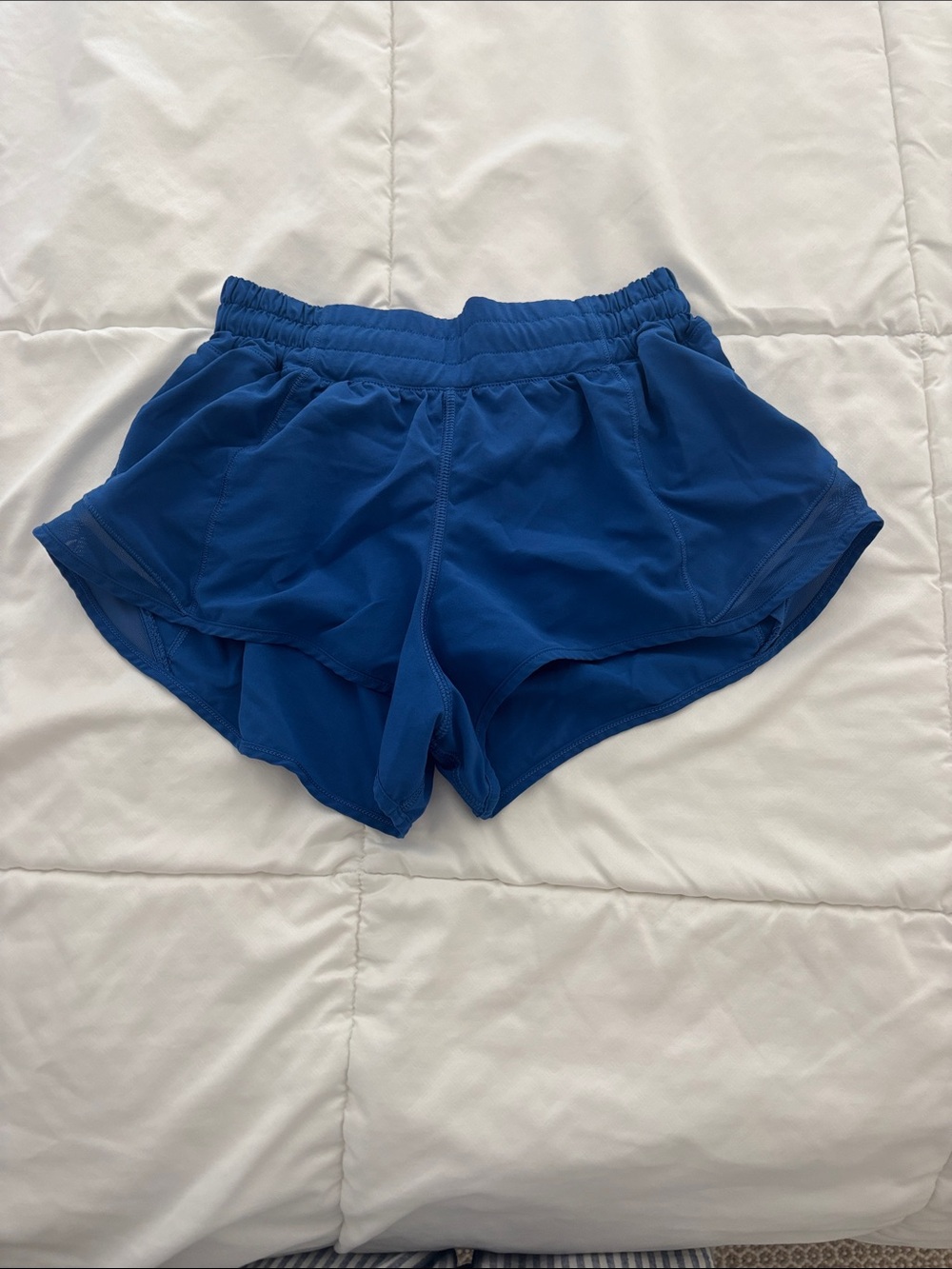 lululemon athletica Blue Hotty Hot Athletic Running Shorts